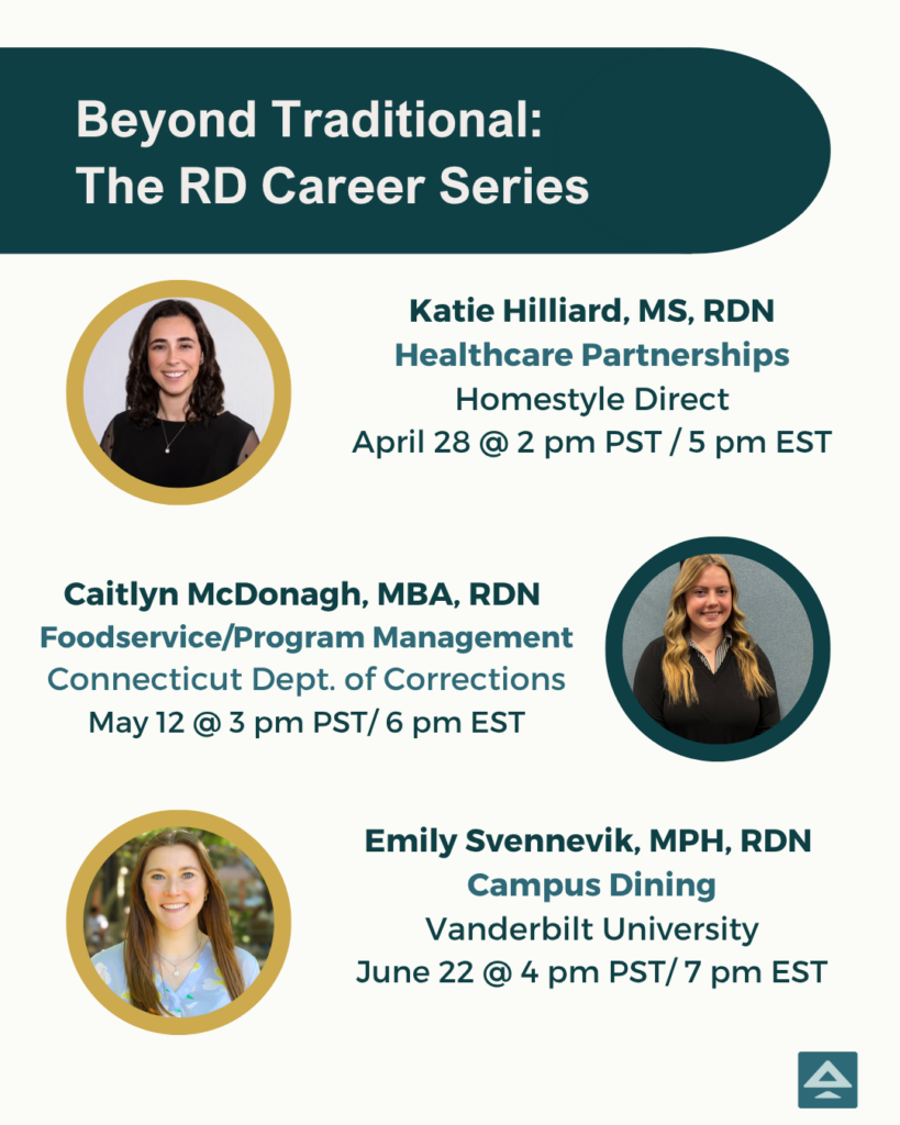 RD Career Series: Healthcare professionals' growth and development event.